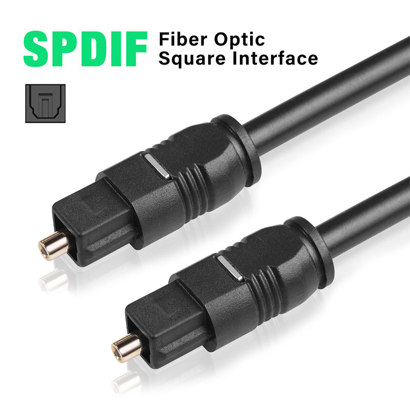 Optical Audio Cable Toslink Gold Plated - 0,5 m 1m 1,5 m 2m