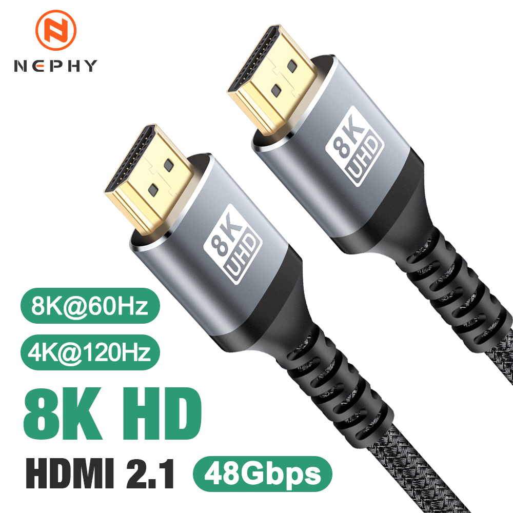 Hdmi 2.1 Cable 8K 60Hz 48Gbps Earc - Cable HDMI 2.1 8K, 48 Gbps,