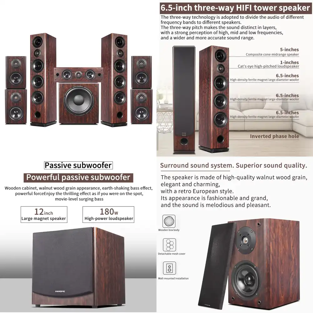 Home Theater System 7.1 Surround Sound - Sistema de Cine en Casa 7.1