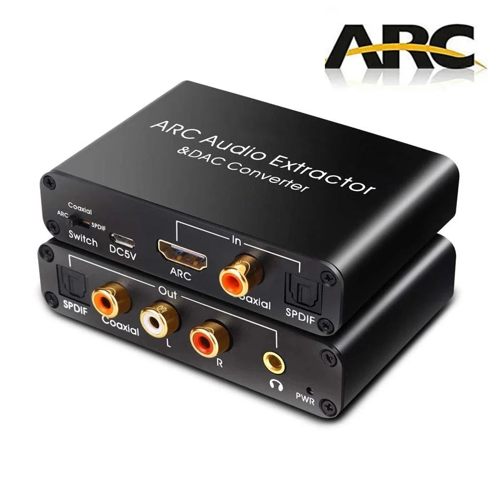 Dolby Atmos Soundbar Hdmi Earc - Extractor de Audio ARC DAC de