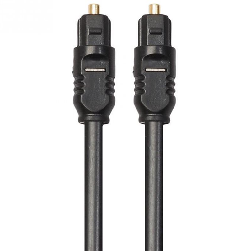 Optical Audio Cable Toslink Gold Plated - Cable de audio óptico digital Toslink