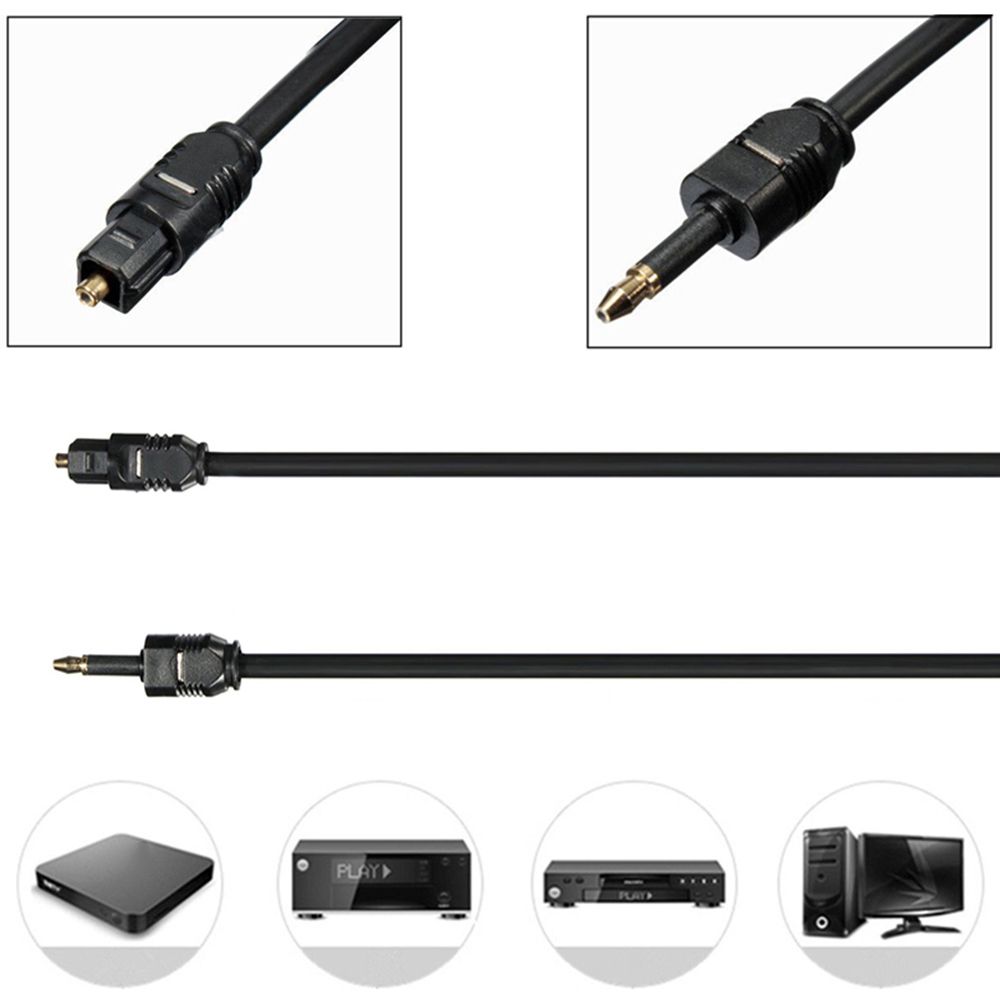 Cable de audio con conector ch - Optical Audio Cable Toslink Gold Plated reseña y precio