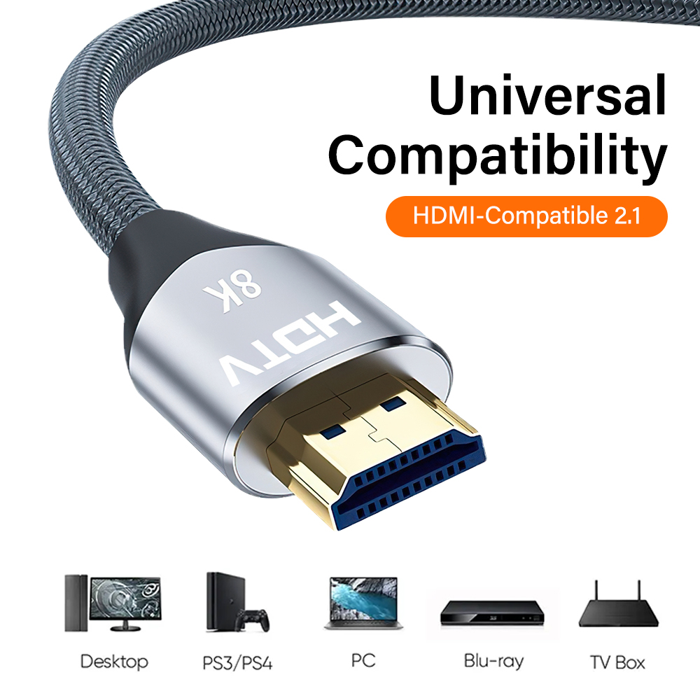 Cable HDMI 2,1 8K, 48Gbps, 8K@ - Hdmi 2.1 Cable 8K 60Hz 48Gbps Earc reseña y precio