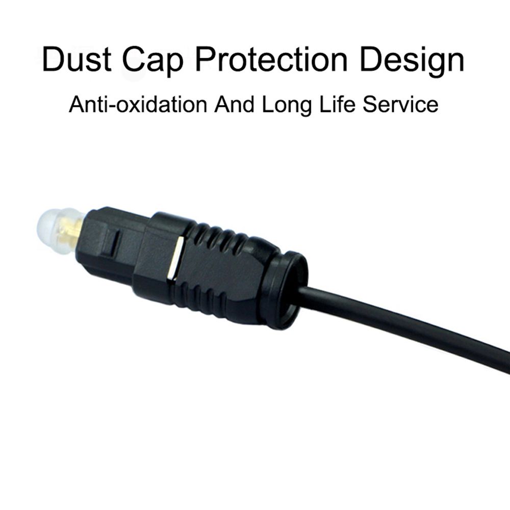 Cable de audio digital con rev - Optical Audio Cable Toslink Gold Plated reseña y precio