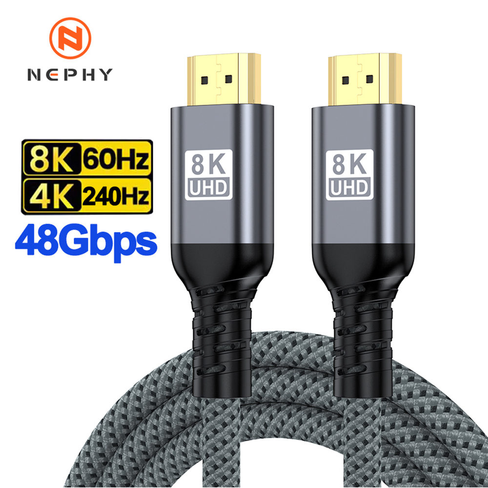 Cable HDMI 2.1 de 5m, 7m, 10m  - Hdmi 2.1 Cable 8K 60Hz 48Gbps Earc reseña y precio