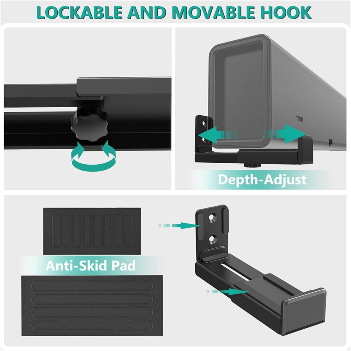 Soporte de Pared Universal par - Soundbar Wall Mount Bracket Universal reseña y precio