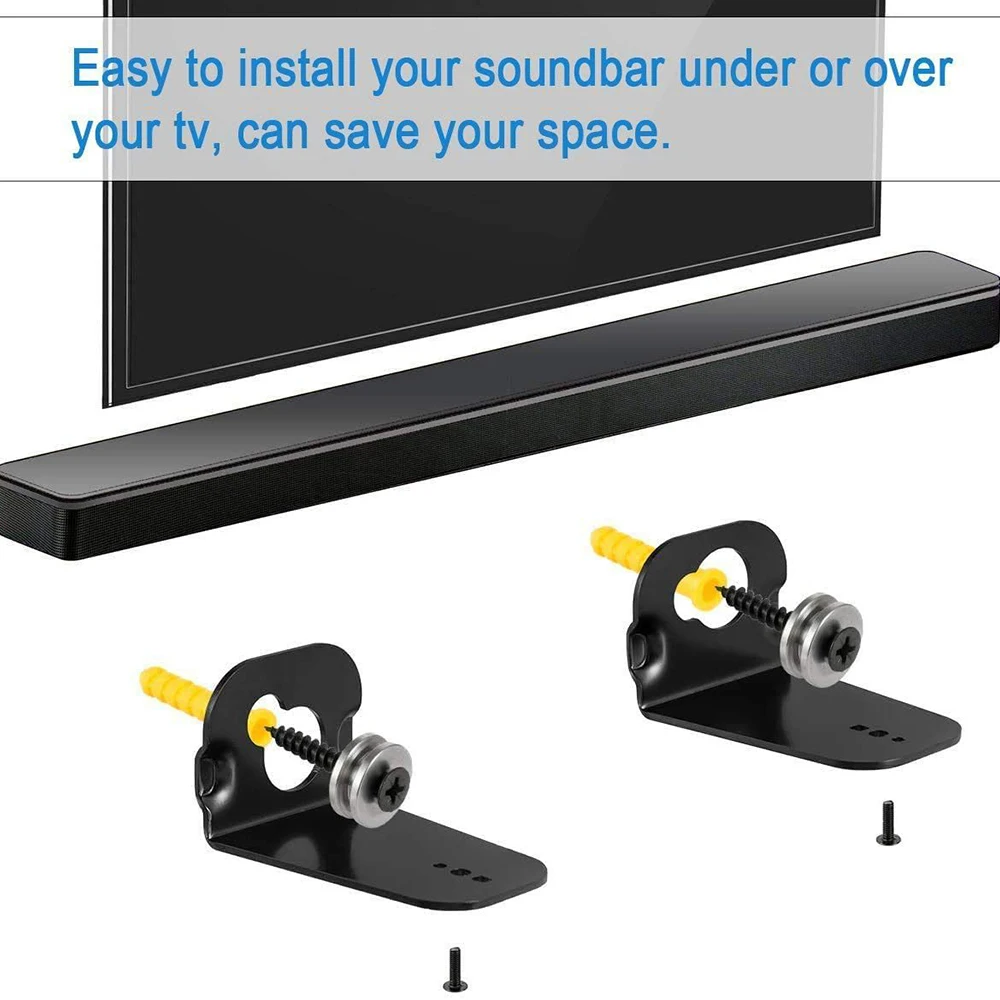 Soportes de montaje en pared p - Soundbar Wall Mount Bracket Universal reseña y precio