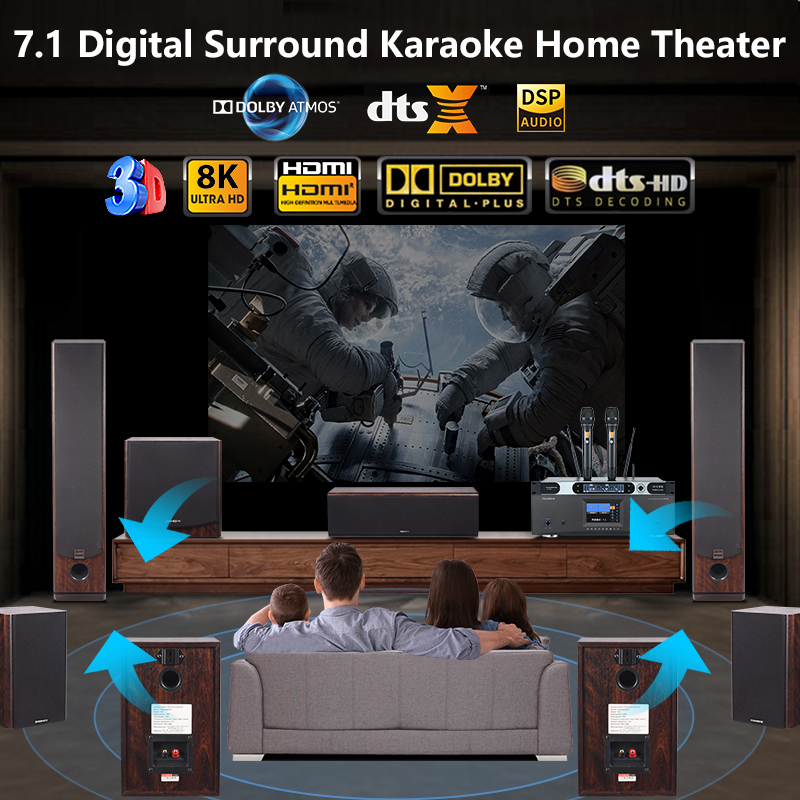 Sistema de Cine en Casa 7.1 co - Home Theater System 7.1 Surround Sound reseña y precio