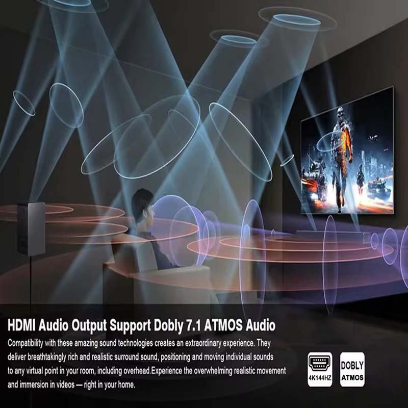 Extractor de Audio HDMI 8K, co - Dolby Atmos Soundbar Hdmi Earc reseña y precio