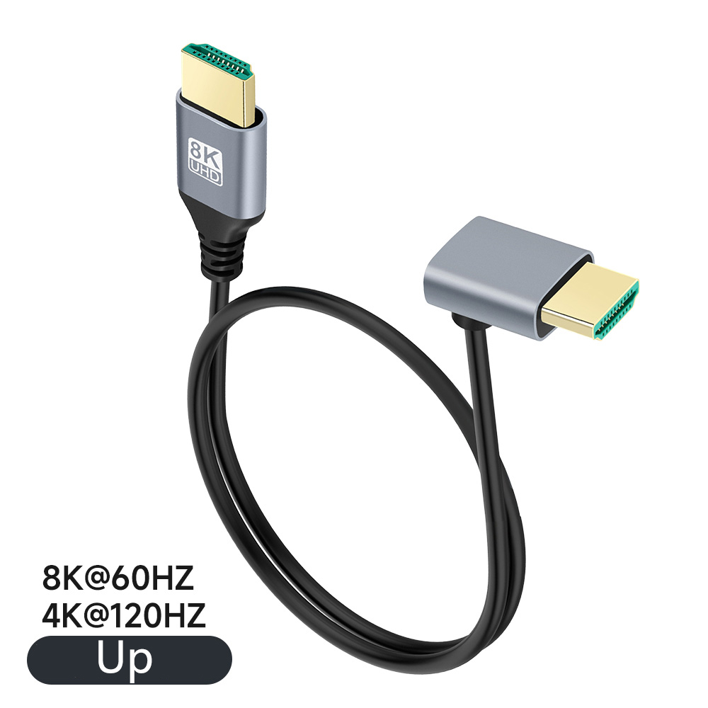 Cable HDMI de 90 grados, 2,1 V - Hdmi 2.1 Cable 8K 60Hz 48Gbps Earc reseña y precio