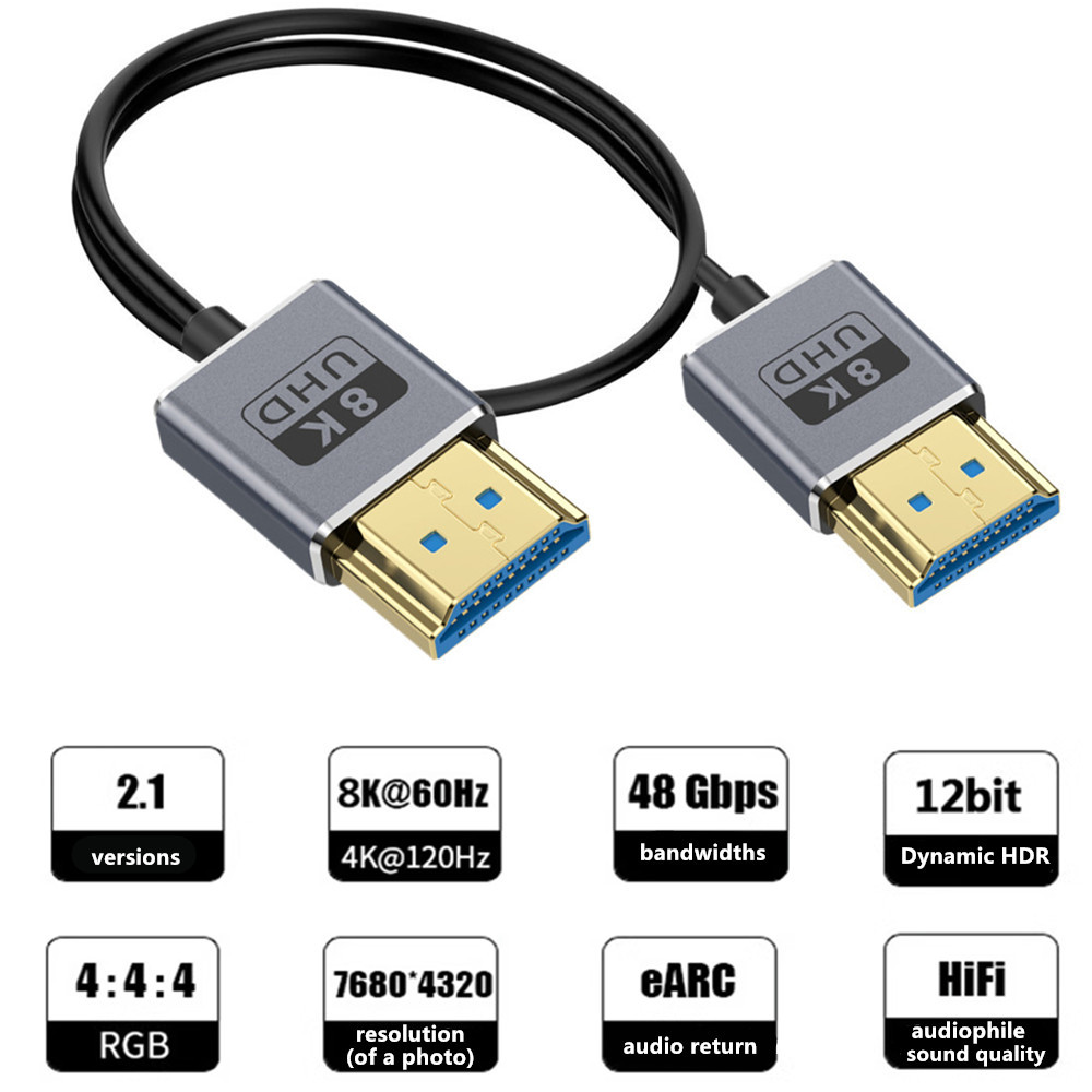 Cable Coaxial HDMI 8K HDMI 2,1 - Hdmi 2.1 Cable 8K 60Hz 48Gbps Earc reseña y precio