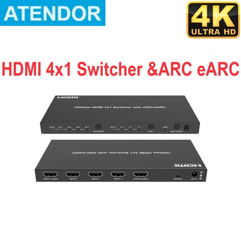 Conmutador 2,0 compatible con  - Dolby Atmos Soundbar Hdmi Earc reseña y precio