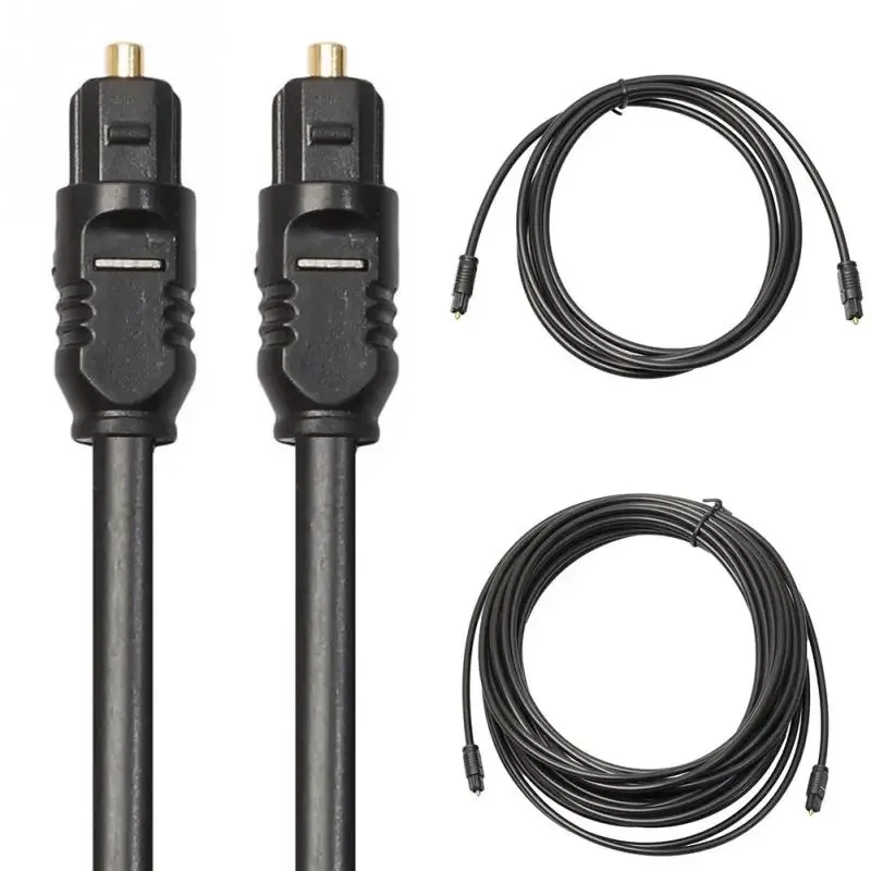 Cable de audio óptico de fibra - Optical Audio Cable Toslink Gold Plated reseña y precio