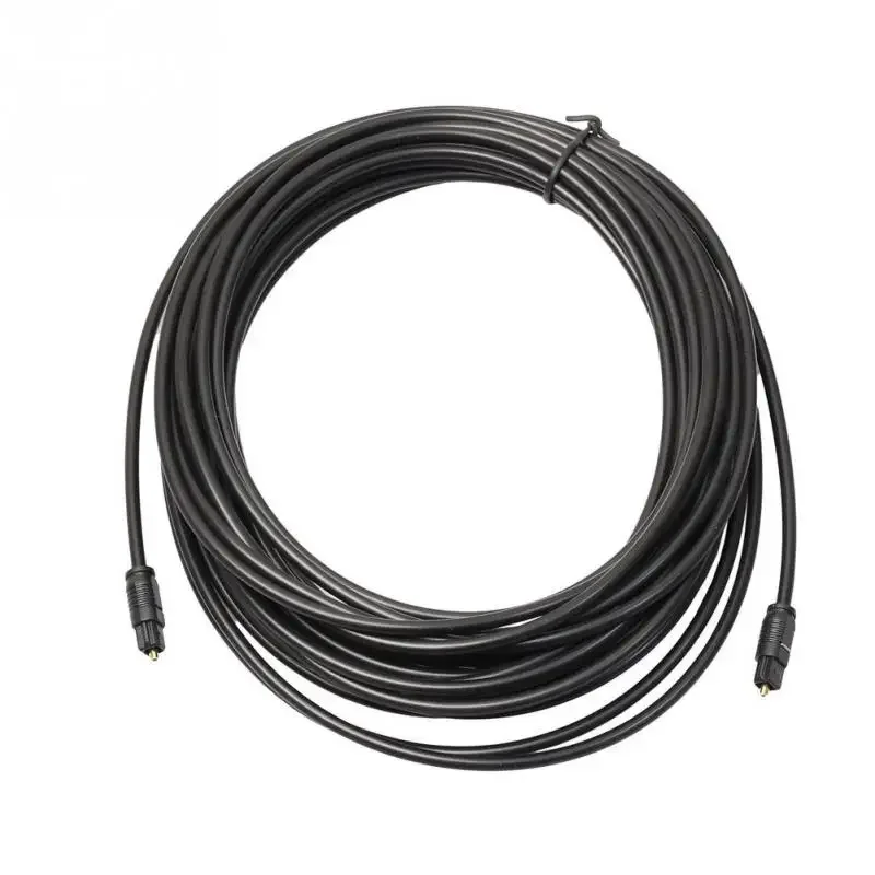 Cable de audio óptico de fibra - Optical Audio Cable Toslink Gold Plated reseña y precio