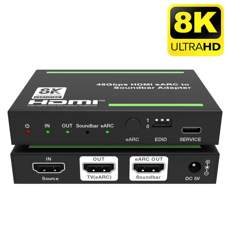 QiRT 8K HDMI 2.1 EARC Extracto - Dolby Atmos Soundbar Hdmi Earc reseña y precio