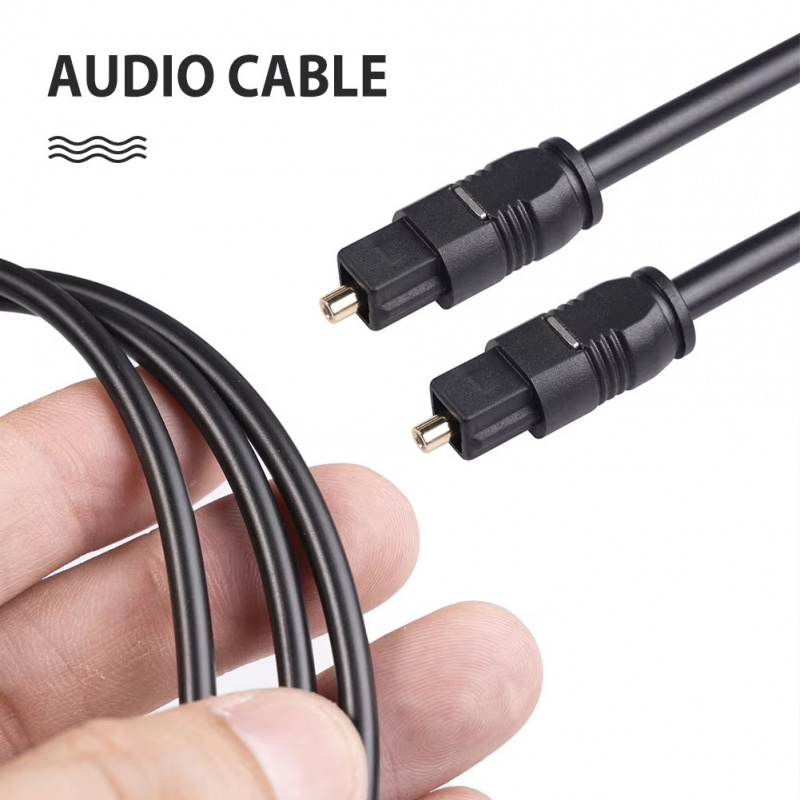 1/2/3 unidades de cable SPDIF  - Optical Audio Cable Toslink Gold Plated reseña y precio