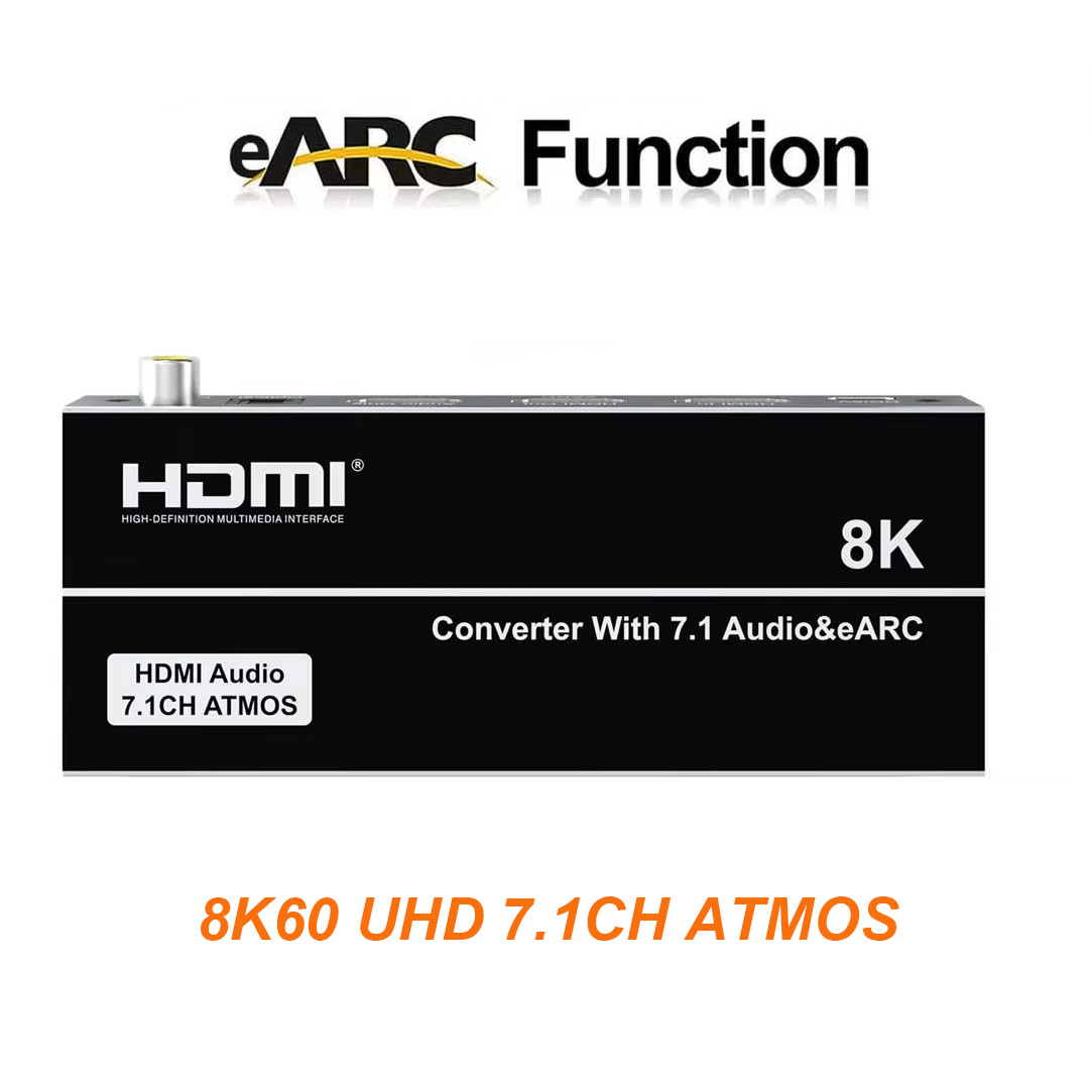 Extractor de Audio HDMI EARC 8 - Dolby Atmos Soundbar Hdmi Earc reseña y precio