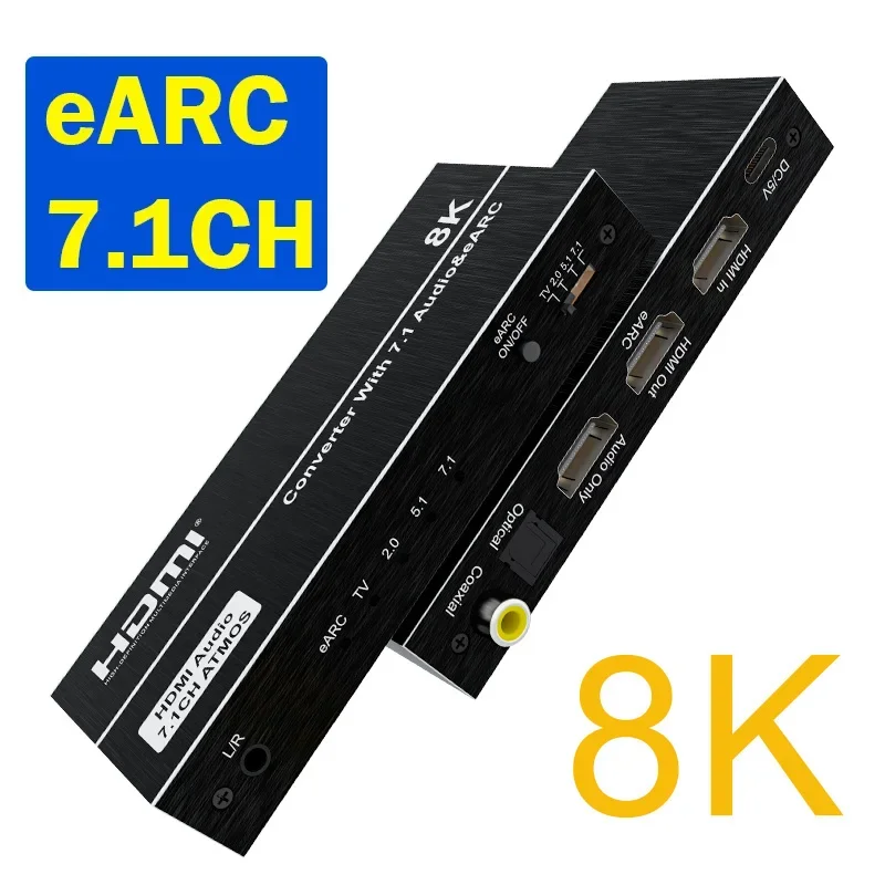 Extractor de Audio HDMI EARC 8 - Dolby Atmos Soundbar Hdmi Earc reseña y precio