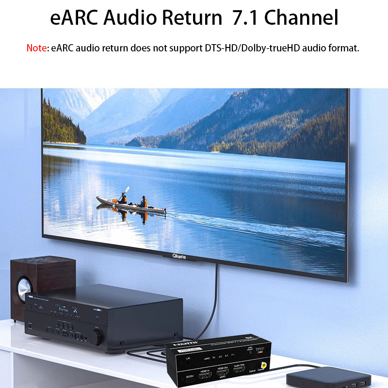 Extractor de Audio HDMI EARC 8 - Dolby Atmos Soundbar Hdmi Earc reseña y precio