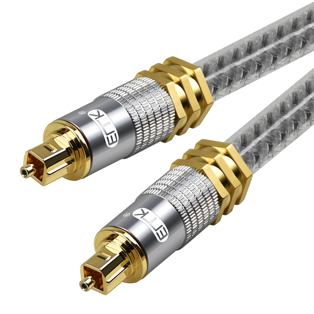 EMK Cable óptico Spdif de grad - Optical Audio Cable Toslink Gold Plated reseña y precio