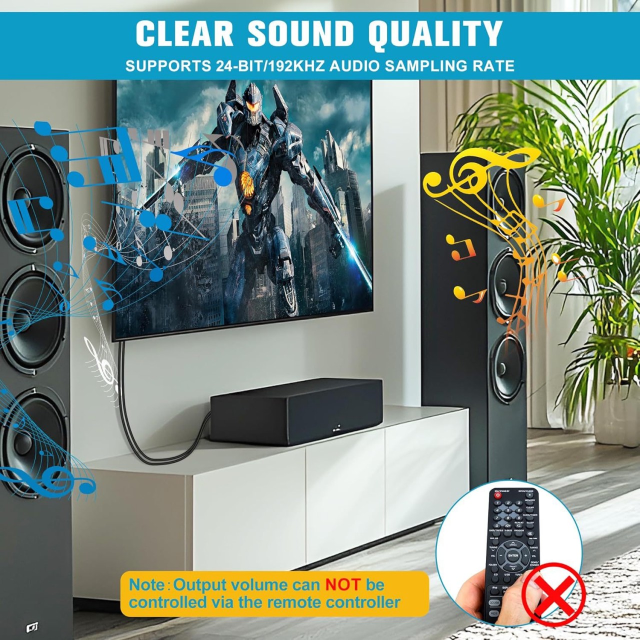 Cable Extractor de Audio Óptic - Dolby Atmos Soundbar Hdmi Earc reseña y precio