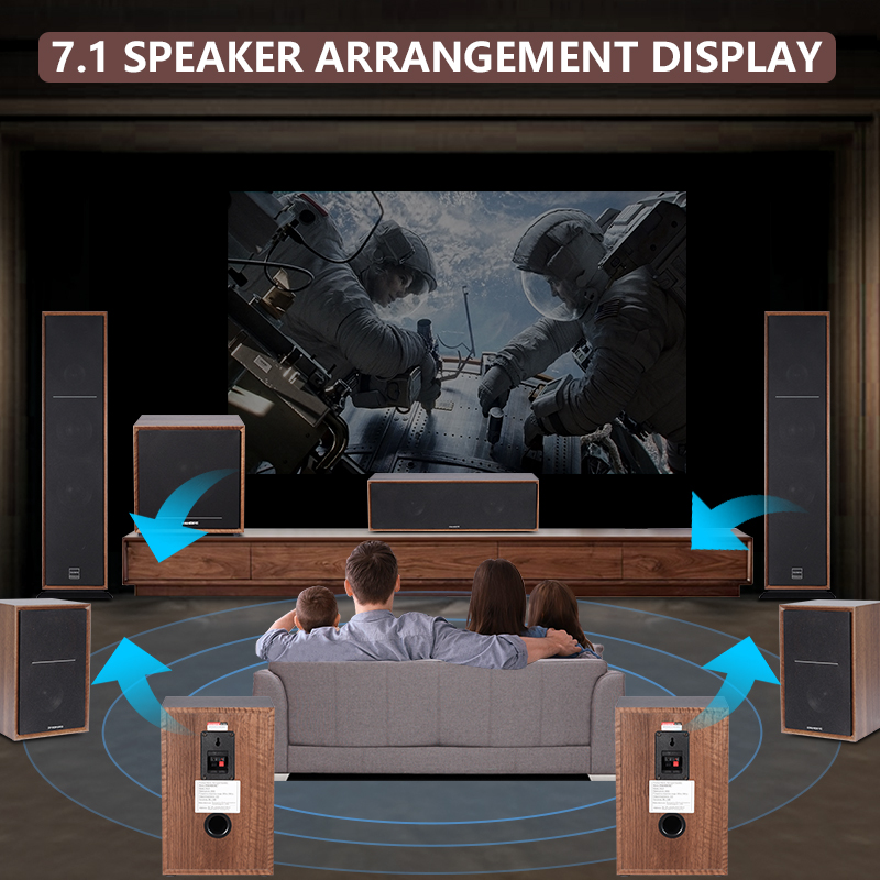 Sistema de Cine en Casa 7.1 co - Home Theater System 7.1 Surround Sound reseña y precio