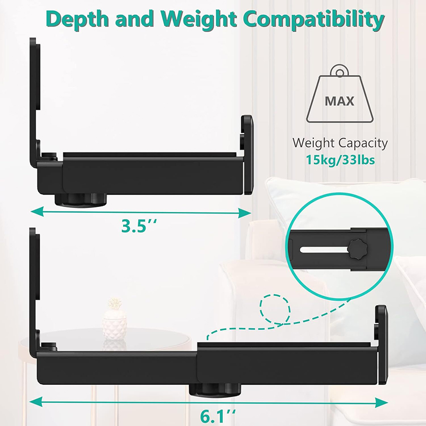 Soporte de pared ajustable uni - Soundbar Wall Mount Bracket Universal reseña y precio