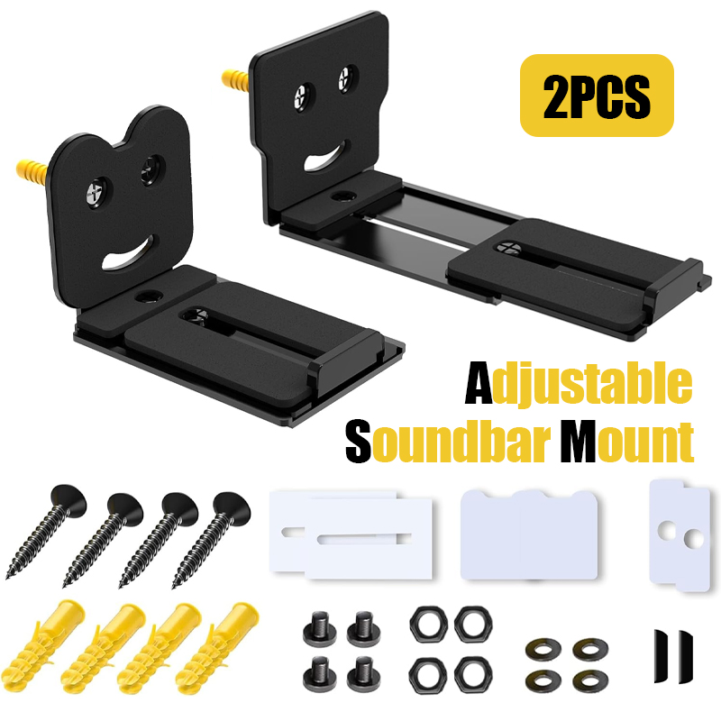 Soporte ajustable para barra d - Soundbar Wall Mount Bracket Universal reseña y precio