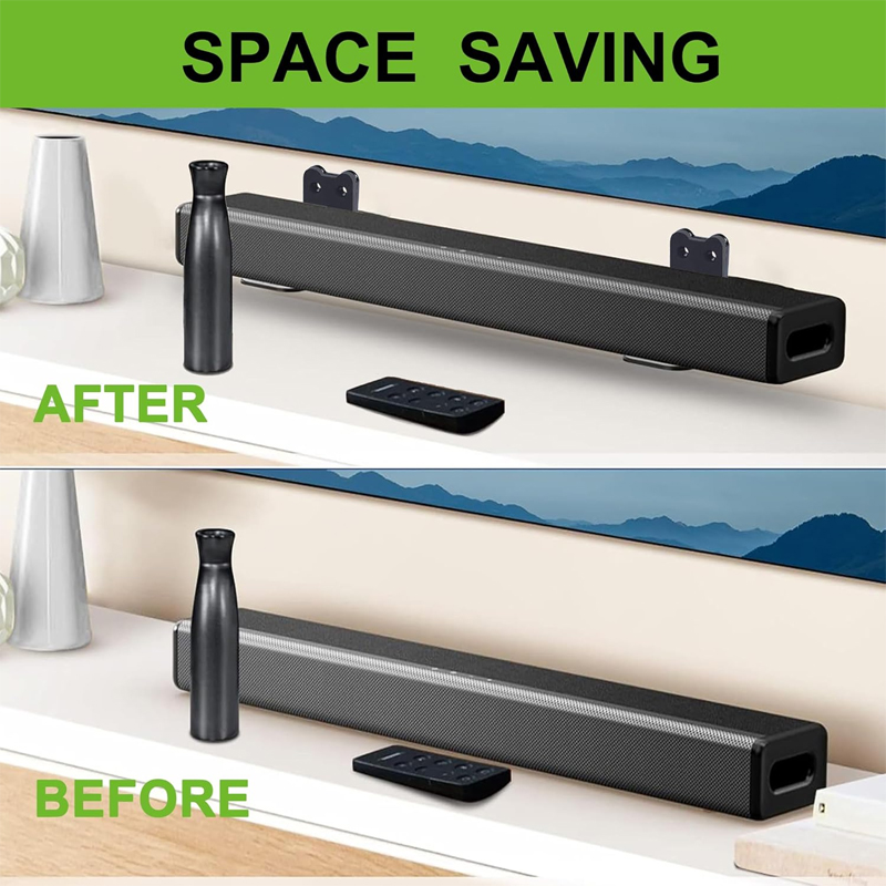 Soporte ajustable para barra d - Soundbar Wall Mount Bracket Universal reseña y precio