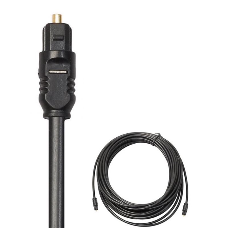 Cable de audio óptico digital  - Optical Audio Cable Toslink Gold Plated reseña y precio