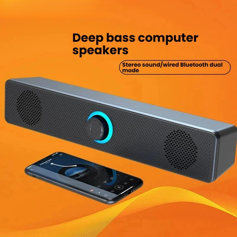 Barra de altavoces estéreo par - Compact Soundbar For Pc Monitor reseña y precio