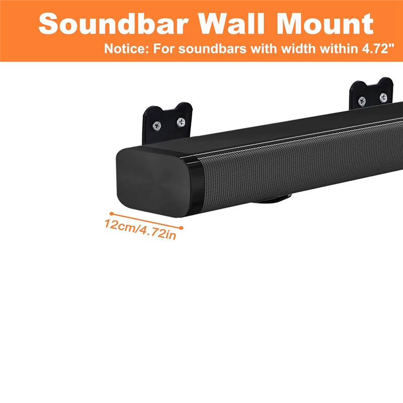 ABJO-Kit de soporte de montaje - Soundbar Wall Mount Bracket Universal reseña y precio