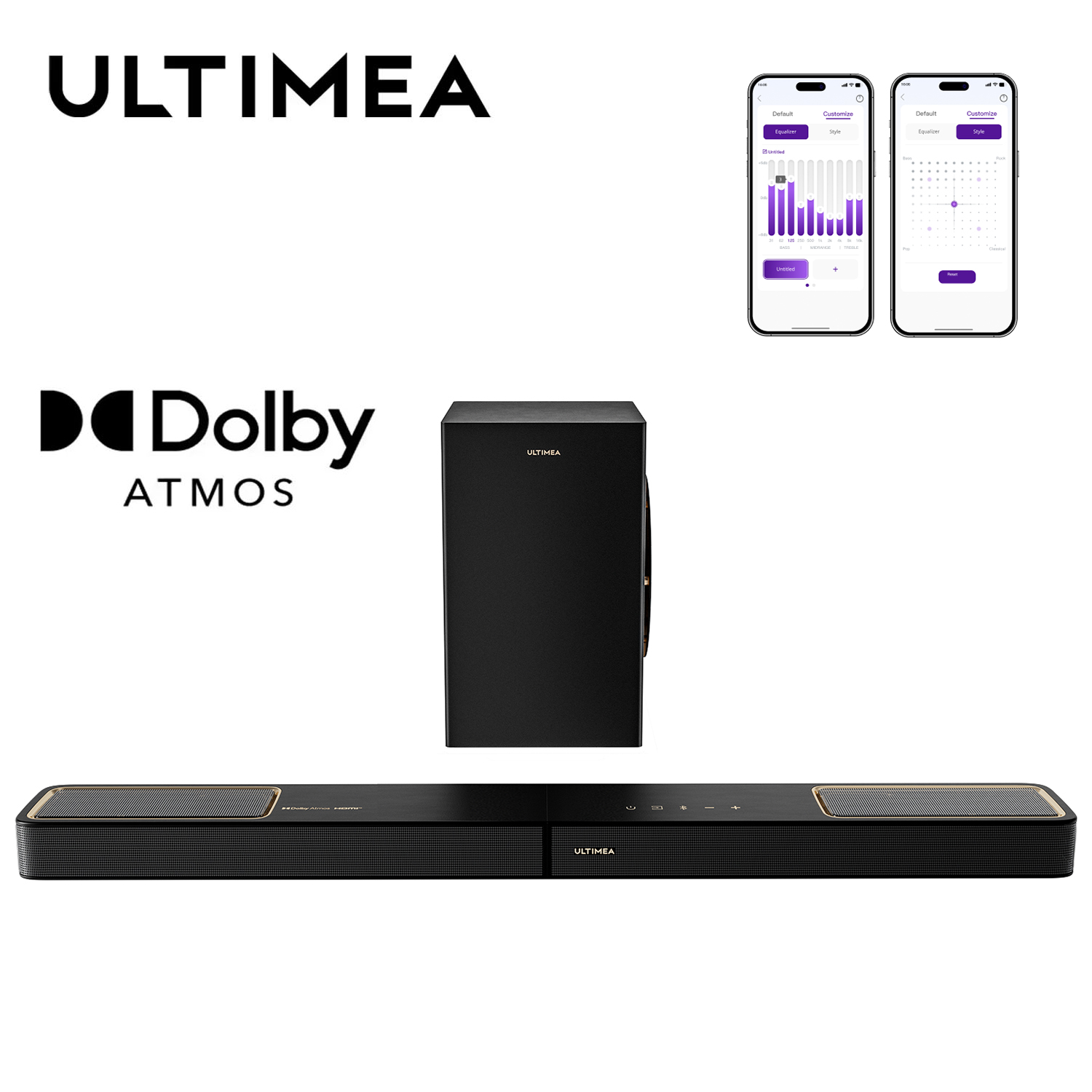 Barra de Sonido ULTIMEA 3.1.2c - Dolby Atmos Soundbar Hdmi Earc reseña y precio