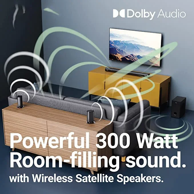 Altavoz inalámbrico 5.1 canale - Soundbar With Wireless Subwoofer 5.1Ch reseña y precio